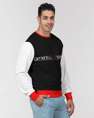 Get Rich Men's Classic French Terry Crewneck Pullover