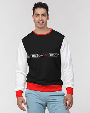 Get Rich Men's Classic French Terry Crewneck Pullover